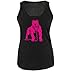 Produktbild Comedy Shirts - Pitbull - Damen Tank Top - Schwarz/Pink Gr. XL