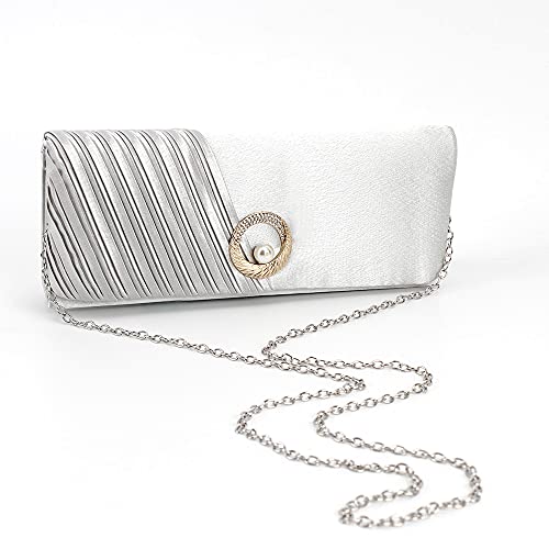Image of Goclothod Evening Clutch Handbag Women Fashion Crossbody Shoulder Bag Chain Purse