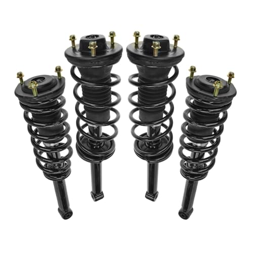 MXDEQHF Shock & Spring Assembly Front & Rear Left & Right Kit Set of 4 for Lexus for LS400 4.0L 1990-2000