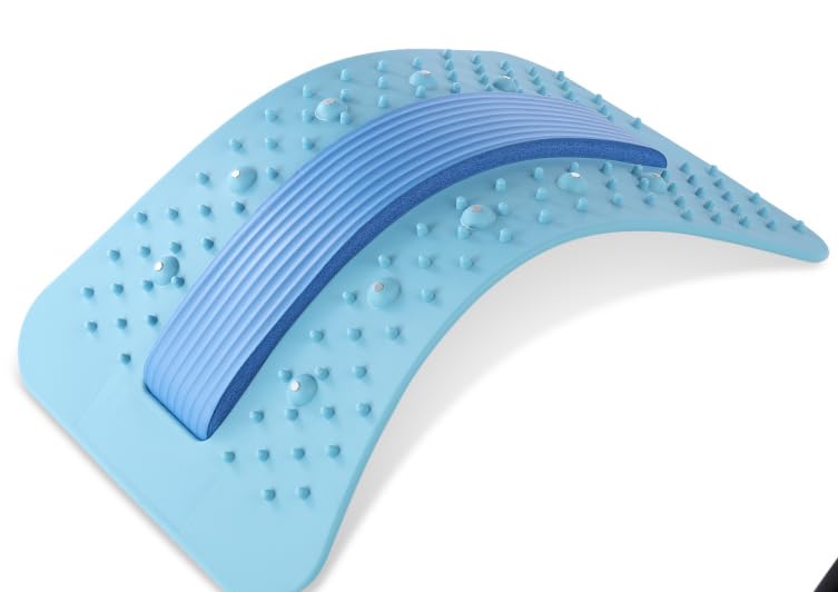 Image of Back Stretcher Lumbar Backs Cracker with Magnet Backs Massager Lower Back Pain Relief Upgraded Multi-Level Support Stretcher Spinal Board Device for Herniated Disc, Sciatica, Scoliosis