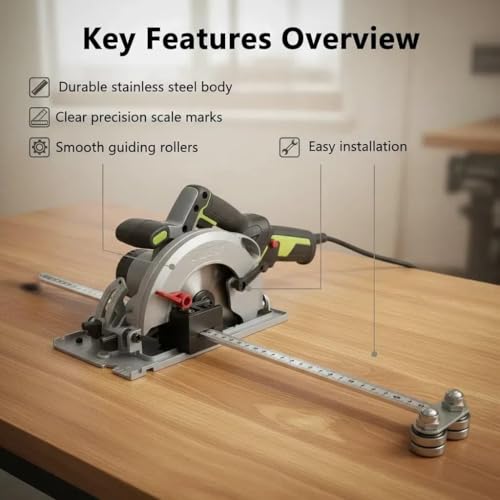 Calibrador de posicionamiento para sierra circular ajustable 23.63 in miniatura 3