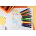 BIC Plastidecor Peques, Estuche Con 12 Ceras, Tamaño Único, Multicolor