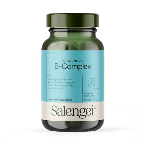 ACTIVE B-COMPLEX – Energía y metabolismo con todas las vitaminas del grupo B y colina | 60 perlas