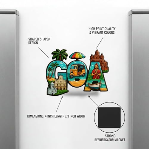 Image of Souvenir Fridge Magnet Pack of 10 | Collectible Travel Magnets | High-Power Magnet for Refrigerator, Almirah & Office Decor (Cities)