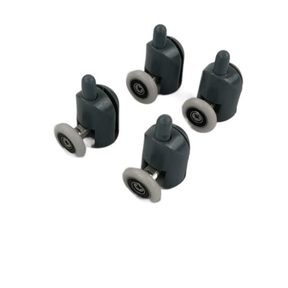 Lkfjnhepf 4Pcs Lower Parts-01 Shower Door Rollers 4Pcs-8Pcs/Set Shower Door Enclosures Rollers Runners Wheels Pulleys Upper Part Or Lower .Diameter20mm/22Mm/23Mm/25Mm/27Mm(,25Mm)