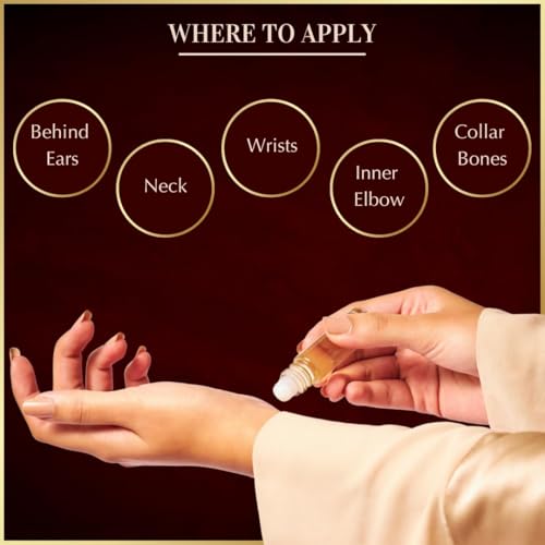 Image of Sandalwood Attar Oil Set by Dukhni | Arabian sandalwood perfume oils | 3 assorted scents x 6ml | Alcohol free, Vegan, Sandalia Collection Set for Gifting | Chandan Prayer Oils, Islamic Fragrances