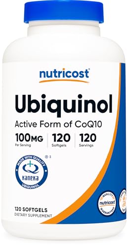 Nutricost Nutricost Ubiquinol Softgels (100mg Per Serving) 120 Softgels, Gluten Free sold by Nutricost - Amazon Seller - US
