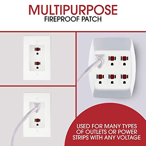 KORDO Simple Attachment Type New Concept Fire Extinguisher for Outlet 6P - Prevents Fire from Power Strips, Outlets