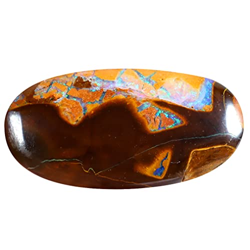 Opale boulder d'Australie 4,10 ct, gemme naturelle fantastique unique pour haute joaillerie