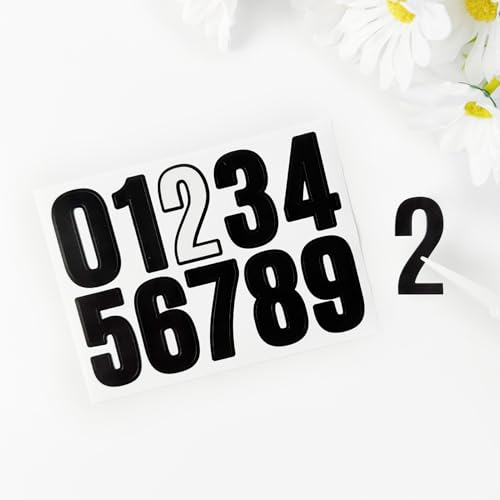 34 Stück Zahlen Aufkleber,Hausnummer Klebend,Aufkleber Zahlen,Hausnummern,Klebezahlen Wetterfest,Zahlenaufkleber,14 Kleinbuchstaben + 20 Zahlen 0-9,Für Türen,Briefkästen,Regale,Dekorieren