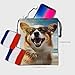 Nerxy Corgi Drawstring Gymnastics Grip Bag - Dog Grip Bag Pet Gymnasts Gym Bag Beach Animal Storage Bag for Personal Equipment