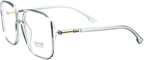 Miniatura 7 de Shiratori Gafas de bloqueo de luz azul retro para mujer, marco grande, marco nerd, gafas anti rayos azules, gafas de juego de computadora, color rosa