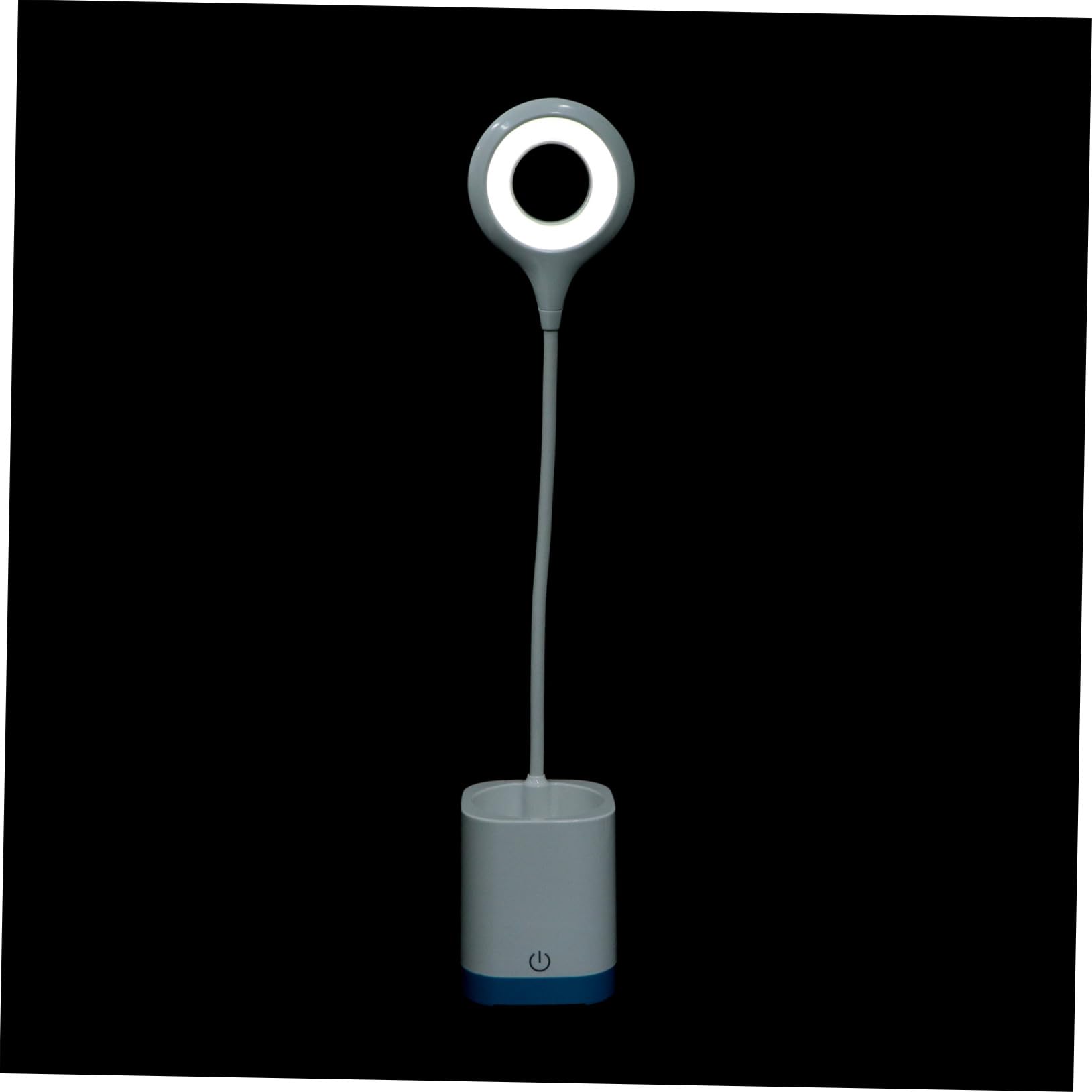 Touch Dimmbare LED Schreibtischlampe mit Aunschutz Lade- & Stifthalter flessibile Tischleuchte für Büro & Schlafzimmer - Design moderno Einstellbare Helligkeit