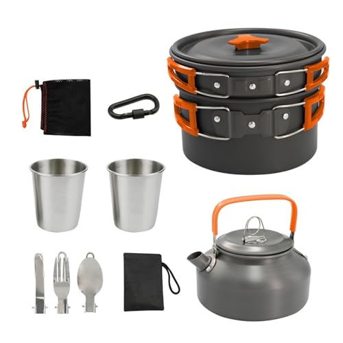 Batterie de cuisine camping compacte pour ne plus encombrer votre sac à dos