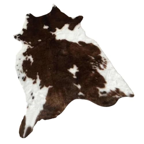 Alfombra de piso reutilizable con estampado de vaca para salón 2
