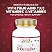 SIGNIFY NATURE VitaBComplex with Vitamin C and E, B Complex Vitamins for Women & Men, BComplex Supplements, VIT B1, B2, B3, B5, B6, B8, B9, B12, Super B Softgels - 60 CT