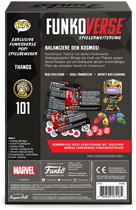 Funko Games Funkoverse Marvel 101 1Pack, German Version, Thanos, 3'' (7.6 Cm) POP! - Image 3