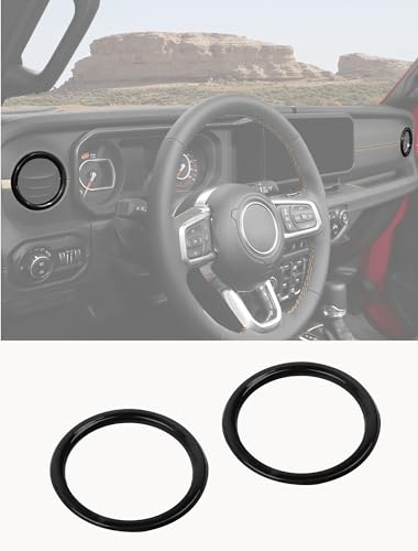 Savadicar HVAC Air Vent Trim Covers for 2024+ Jeep Wrangler