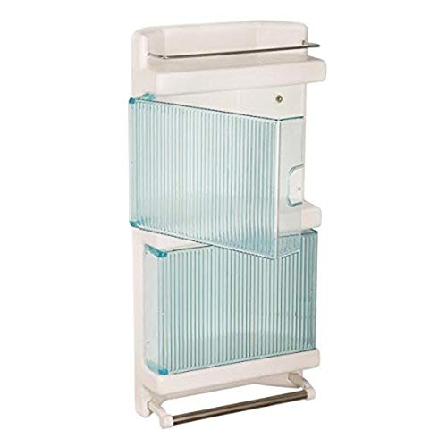 Image of CIPLA PLAST Plastic Bathroom Corner BRC-816 King Corner Cabinet Shelf (White)