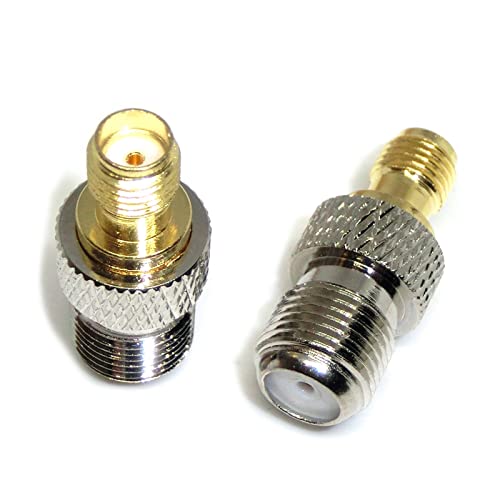 Adaptateur Coaxial F femelle vers SMA mâle connecteur RF Javino pour câble de modem