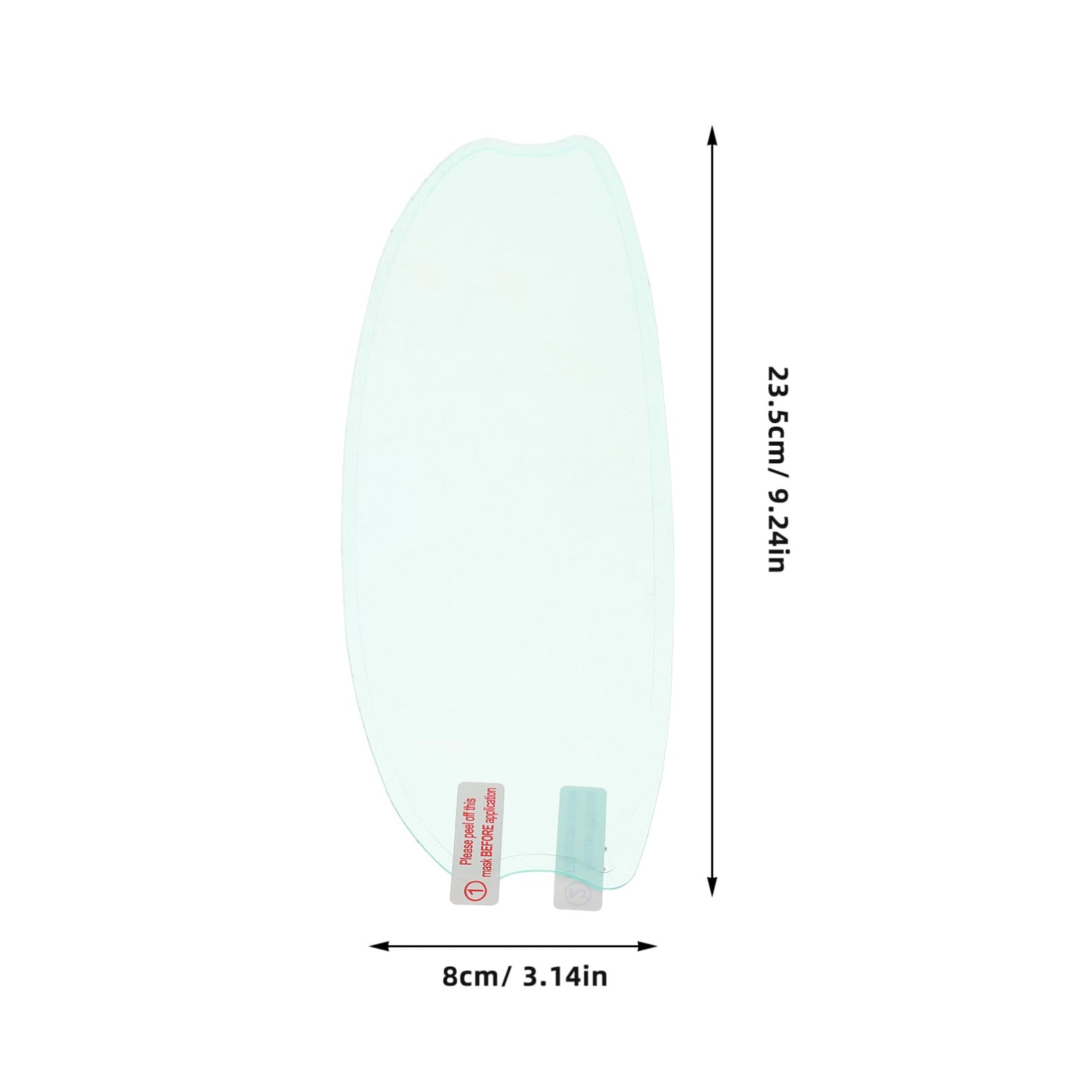 GRIRIW Fog Visor Film Clear Lens Insert for Helmets Advanced Technology for Safe Riding Cold Conditions and Rainy Days