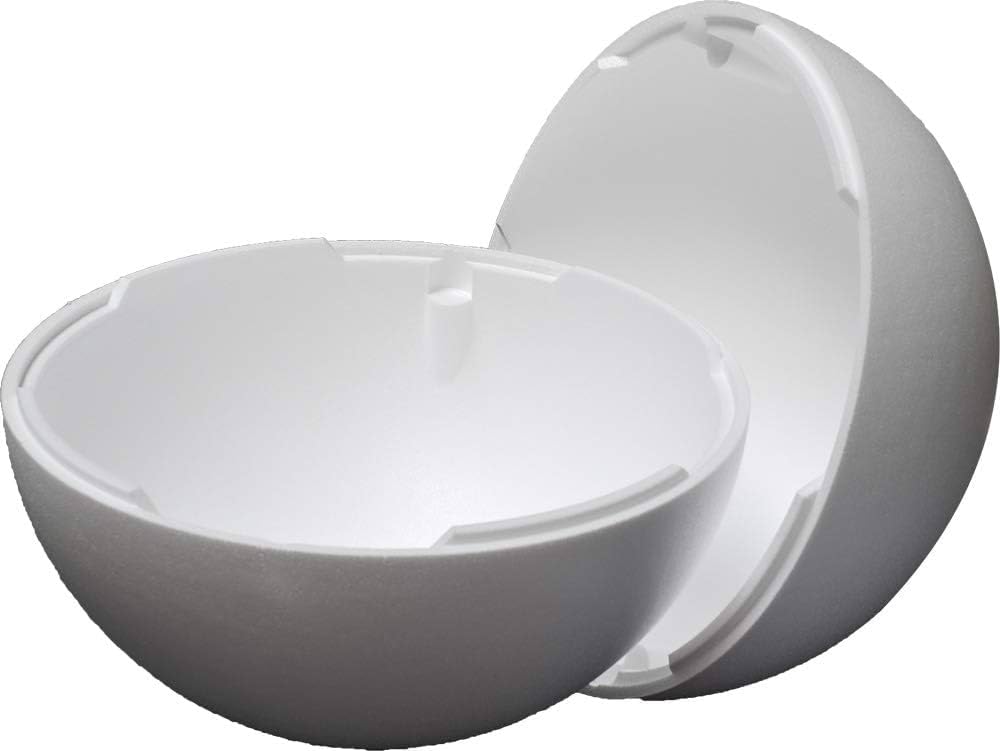 EURO ITALIA Palla Divisibile in Polistirolo, 50 cm di Diametro, Alta Densità, Made in Italy