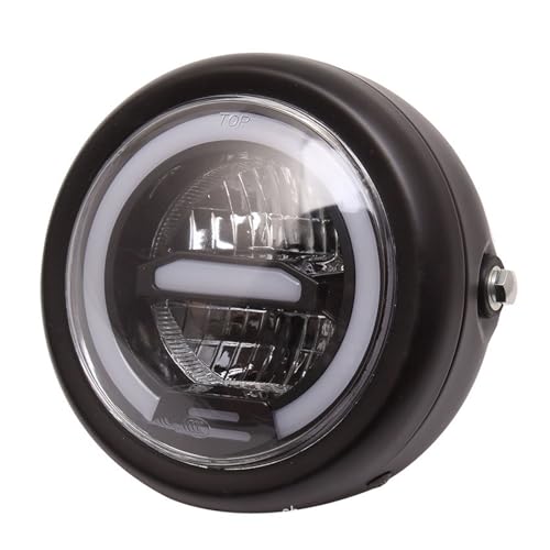 Phare LED moto rétro l'esprit vintage authentique dans une coque en métal - 5