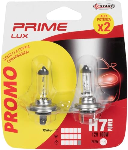 Coppia Di Lampadine Auto Alogene H7 12V 100W Px26D