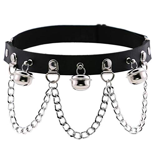 Toyvian Arnês de Perna Gótico Cinta-Liga de Couro Anel de Punk Coxa Anel Acessórios de Vestuário Com