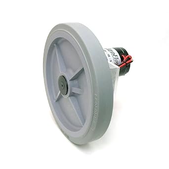 A28-150-G-10W 10-Inch Wheel Motor, 12V, 24V, or 36V DC, 720 RPM