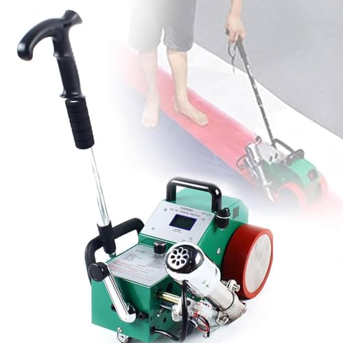 UILMLIO Heat Jointer Plastic Fabric Welder, Automatic PVC Banner Welding Machine, Seamless Splicing, Temperature Range 20-680°C for Welding Advertising Banners