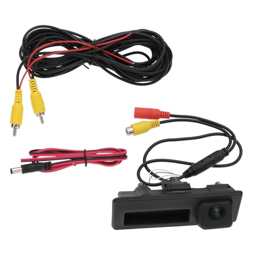 Image of OTOTEC 1 Set Car Rear View Camera Handle Button Kit Compatible with Audi A3 A4 A4L Compatible with Porsche New Cayenne 958 Compatible with Passat Variant AB 2011