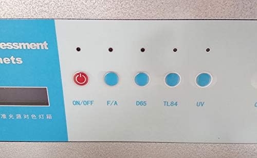 Miniatura 5 de TECHTONGDA Tabla de calibración del color de la caja de evaluación del color del gabinete a juego del color con 4 fuentes de luz D65 TL84
