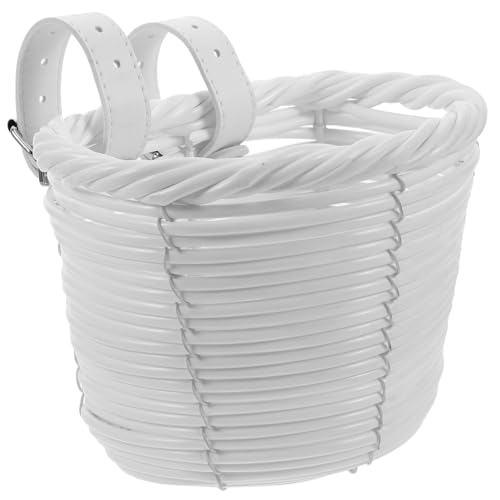 HOLIDYOYO 防水製自転車ハンドルバーバスケット 大人用サイクルバスケット 頑丈な耐荷重設計 取り外し可能で洗えるキッズバイク用 前かご 用