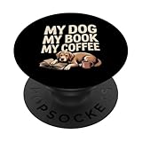 Photo Gallery amo il mio cane, il mio libro, il mio caffè, proprietario di cani divertente, amante dei libri popsockets popgrip adesivo Photo Gallery amo il mio cane, il mio libro, il mio caffè, proprietario di cani divertente, amante dei libri popsockets popgrip adesivo