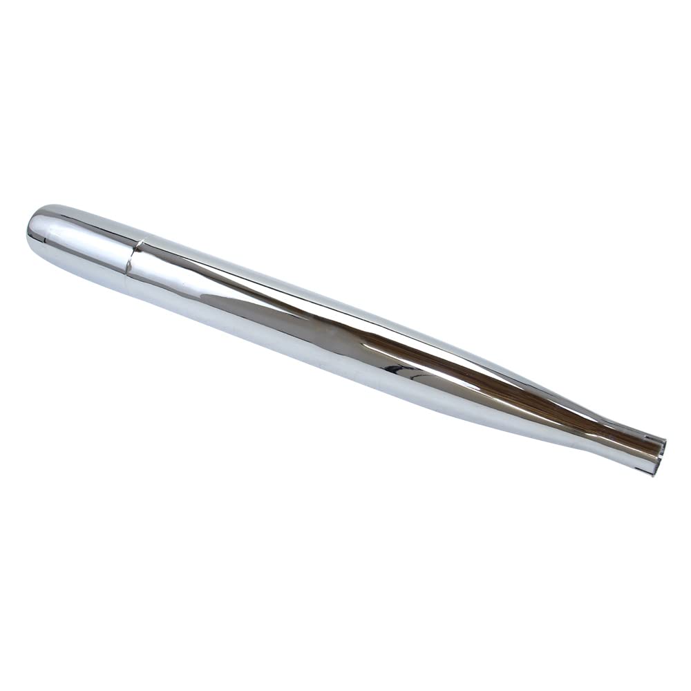 Auspuff 28mm Chrom für Hercules Sachs Mofas Prima 2-6