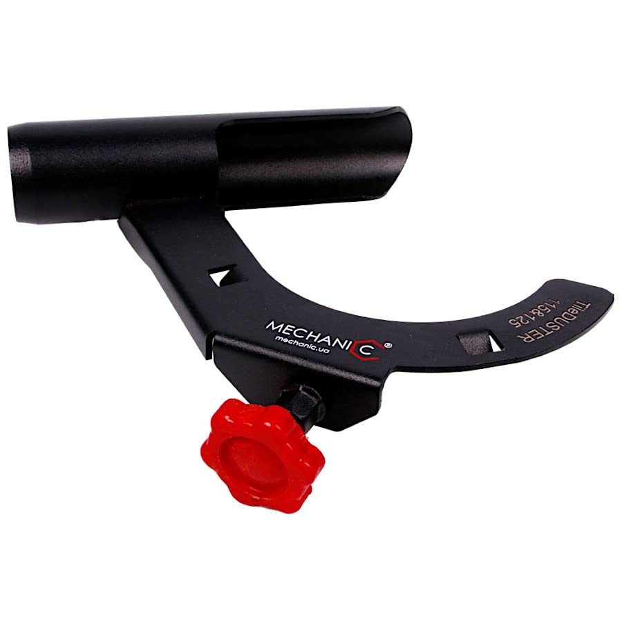 Mechanic TileDuster - Extractor de polvo para amoladora angular 115,125 mm + adaptador de goma