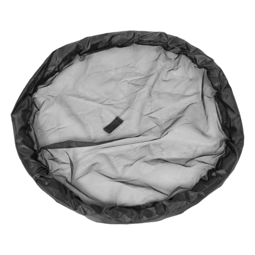 TOYANDONA île végétale Flottante Panier d'étang jardinière Flottante Bouclier d'étang barrière à Poissons Plantes Aquatiques en Tissu Black