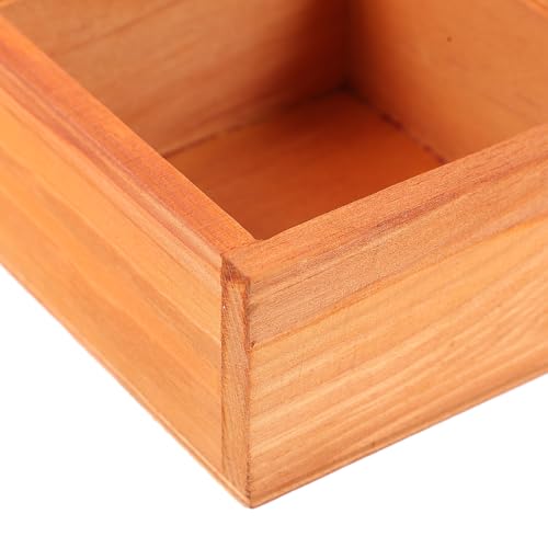 Boîte de rangement en bois 12 compartiments GALPADA plateau - 7