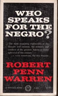 Who Speaks for the Negro B000RYVV0M Book Cover