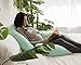 Pharmedoc Pregnancy Pillows, C-Shape Full Body Pillow – Jersey Cover Mint – Pregnancy Pillows for Sleeping – Body Pillows for Adults, Maternity Pillow and Pregnancy Must Haves, New Mom Gifts