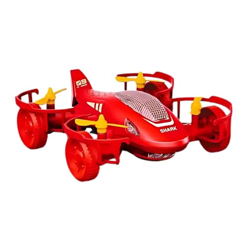 Image of Kids Mandi 2-in-1 Shark Plane Toy Car | Battery Operated | 360 Rotation with Light and Music
