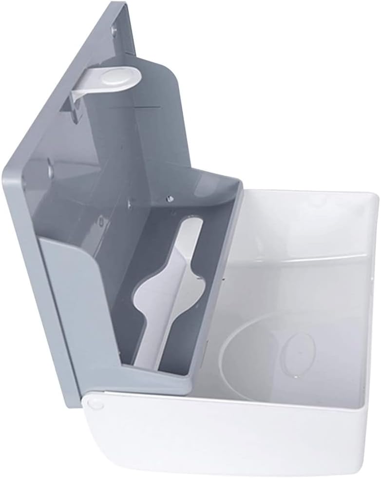 Paper Towel Dispenser Stylish Paper Towel Dispenser Wall Mount Hand Tissue Holder for Bathroom Toilet Kitchen Tissue Dispenser Paper Holder High Capacity