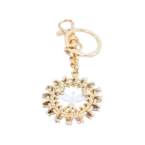 Chaveiro Espírito Santo Detalhes Transparente 3.6cm