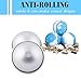 Bloss Bath Bomb Molds 2.2 Inches 4 Set, DIY Bath Bomb Mold, Bath Bomb Press, Metal Bath Bomb Supplies Kit for Crafting Your Own Fizzles Handmade Spa