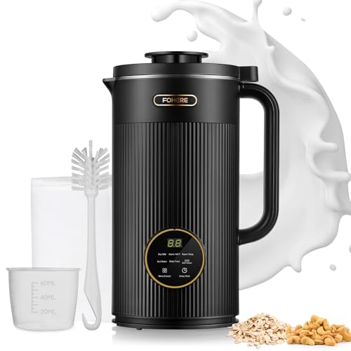 Nut Milk Maker Machine, FOHERE 35oz(1000ml) Automatic Soy Machine, for Plant-Based Milk, Soy, Oat,...