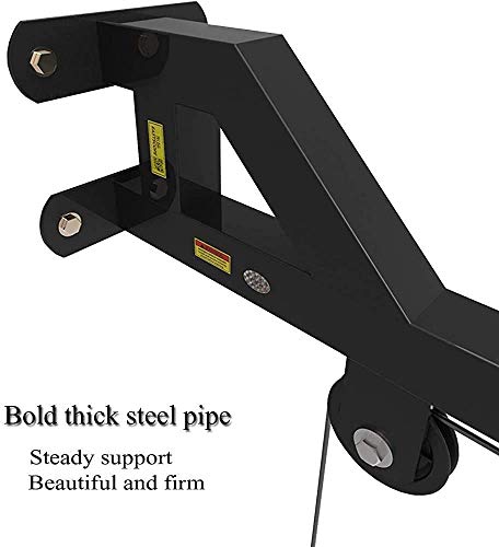 Ipanda Tricep Workout Machine LAT Pulley Cable Pulley System Arm Muscle Strength Fitness Equipment Home Gym Workout Equipment for Pulldowns, Biceps Curl, Triceps Extensions