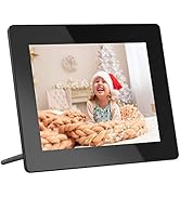 Dragon Touch WiFi Digital Photo Frame - 8 Inch IPS Touch Screen HD Display, Share Photos via App,...