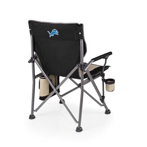 Image of Picnic TIME NFL Unisex-Adult NFL Outlander Folding Camping Chair with Cooler, Heavy Duty Beach Chair