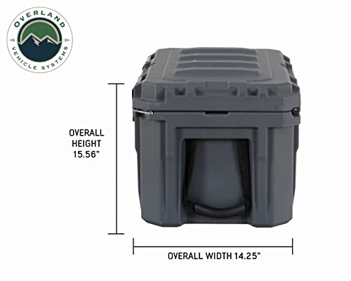 Overland Vehicle Systems 53 Quart Dry Storage Box, Overland Storage Case, Off Road Storage Case, Waterproof